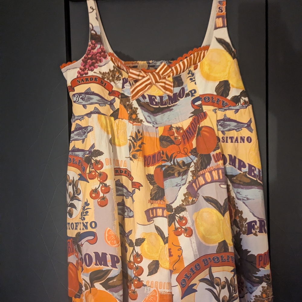 Colorful Printed Shorts Romper with Bow Detail